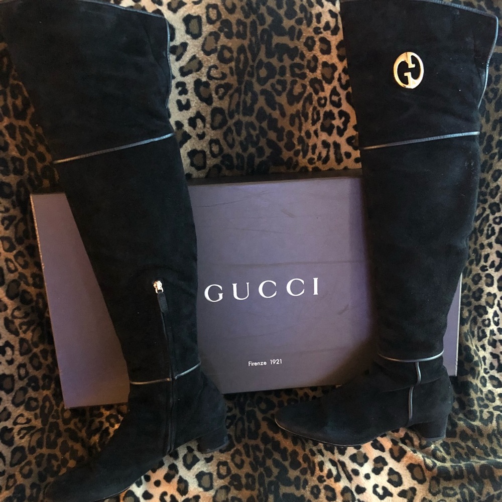 Authentic Gucci Thigh High Boots size 9